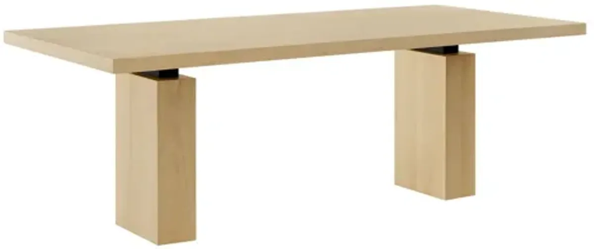 Piston 82" Rectangular Wood Dining Table