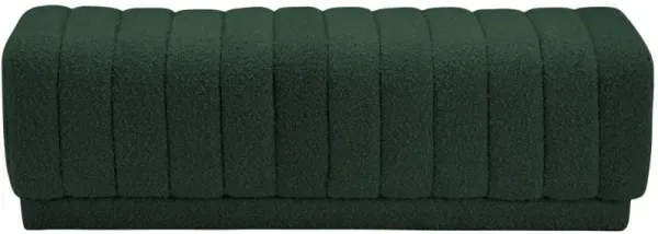 Heathrow Boucle Fabric Upholstered Bench
