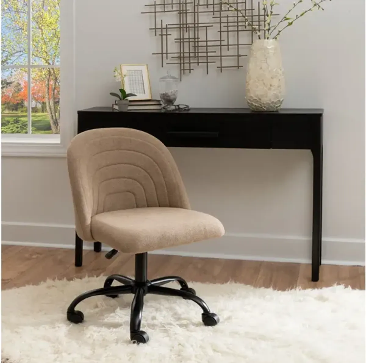 Stormy Beige Office Chair