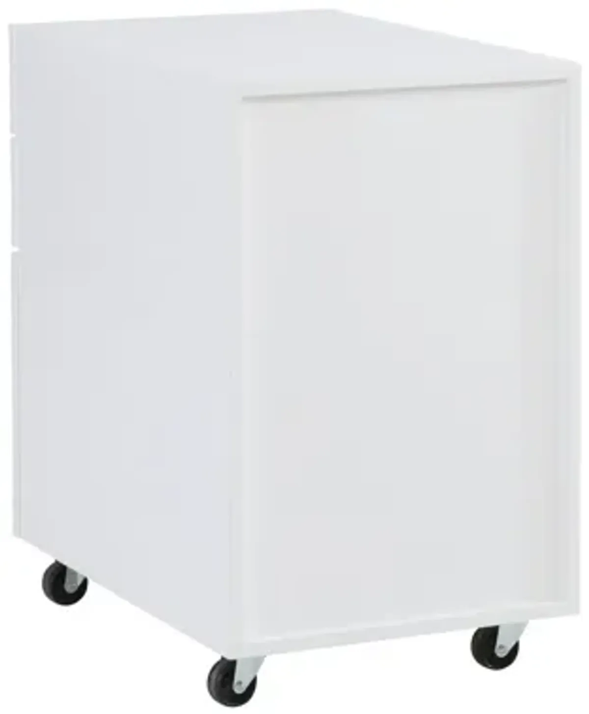 Waves White File Cabinet