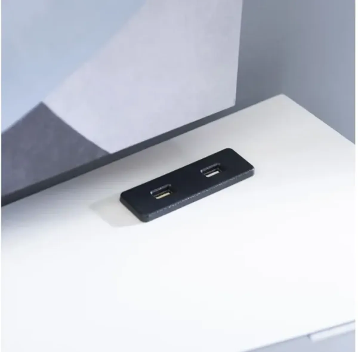 Emma White Nesting Rolling Desk