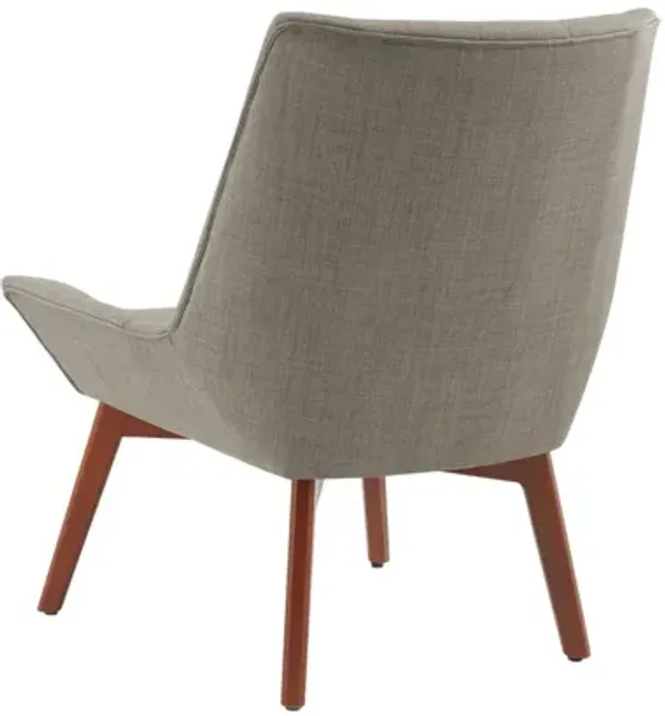 Ventura Dolphin Grey Tufted Chair