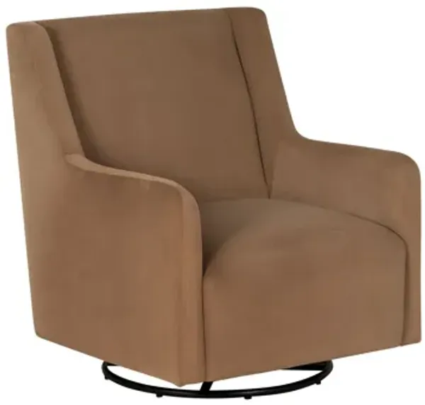 Bernice Brown Swivel Rocker