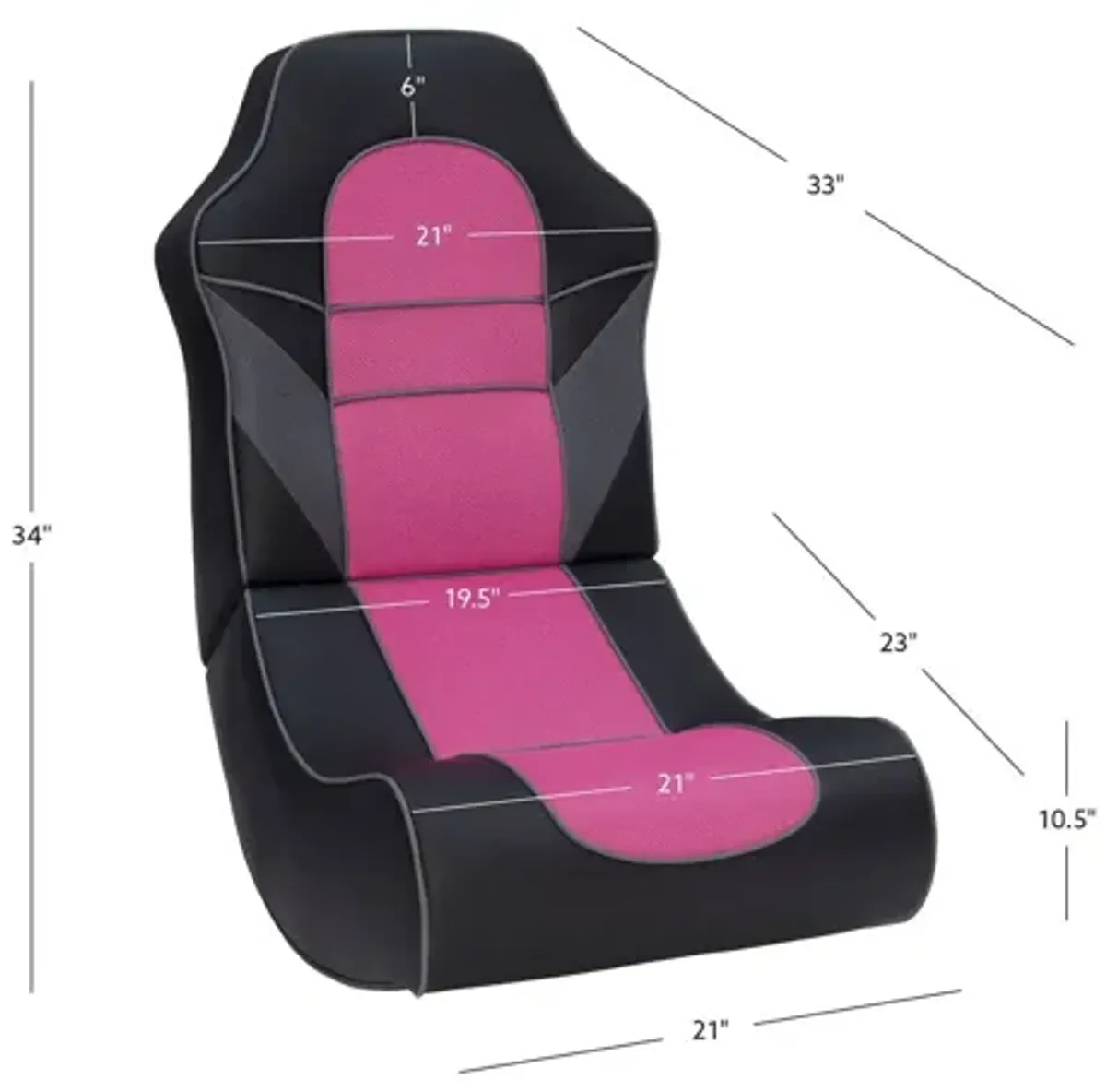Klutch Pink Game Rocking Chair