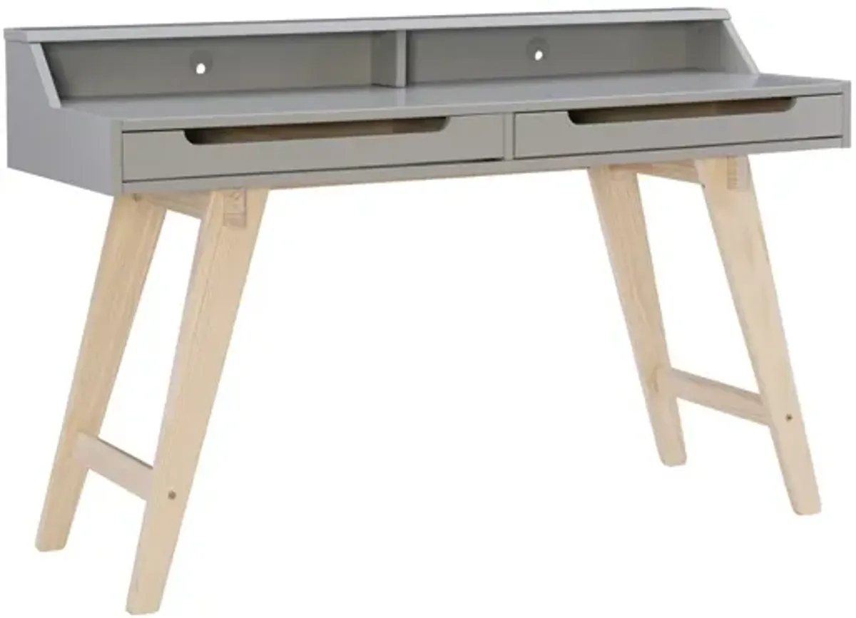 Seattle Gry Nat Desk W 2 Drwrs