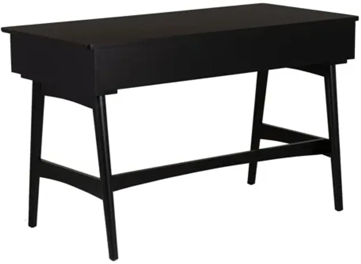 Rayna Black Rattan Desk