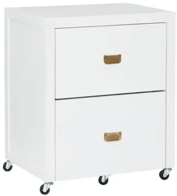 Peggy White File Cabinet