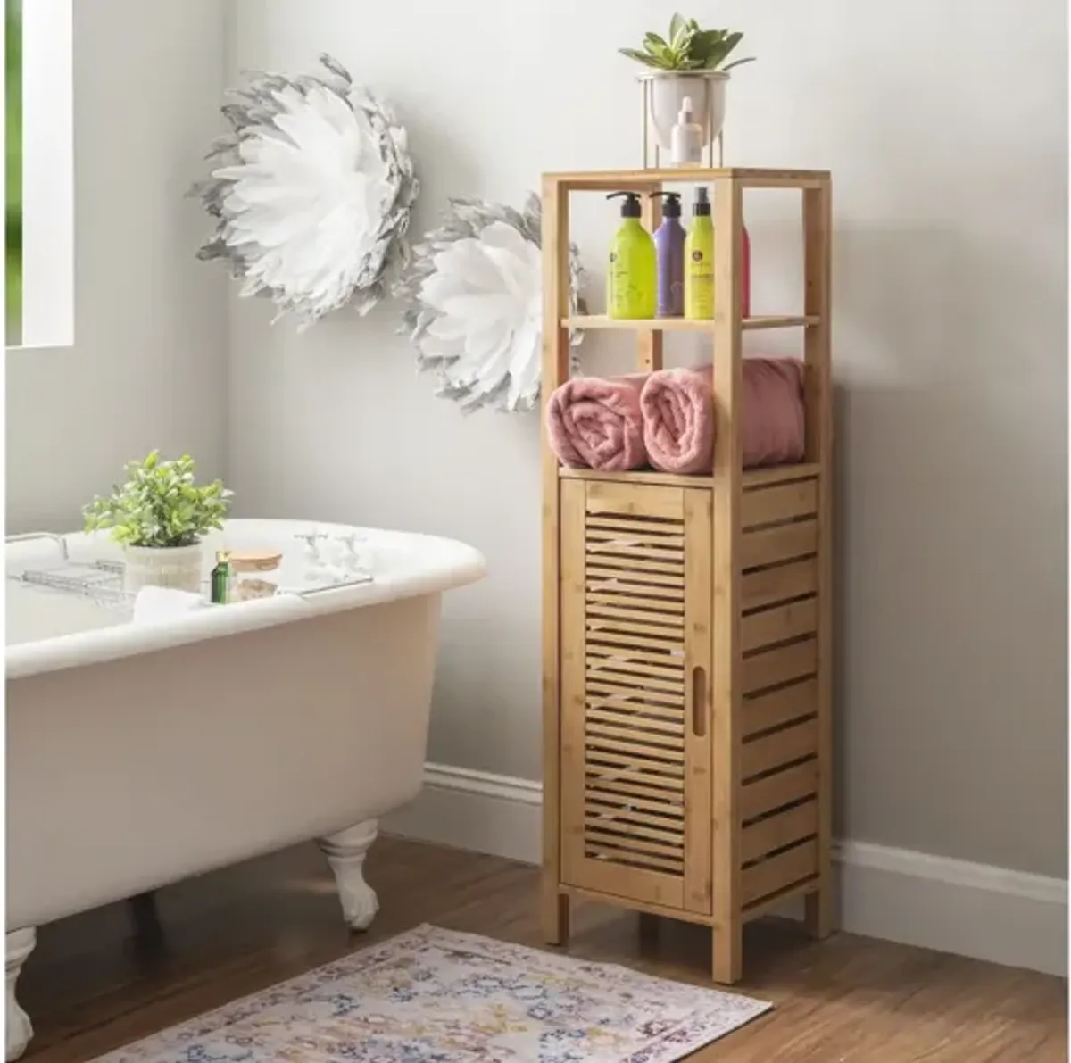 Bracken Bamboo Mid Cabinet