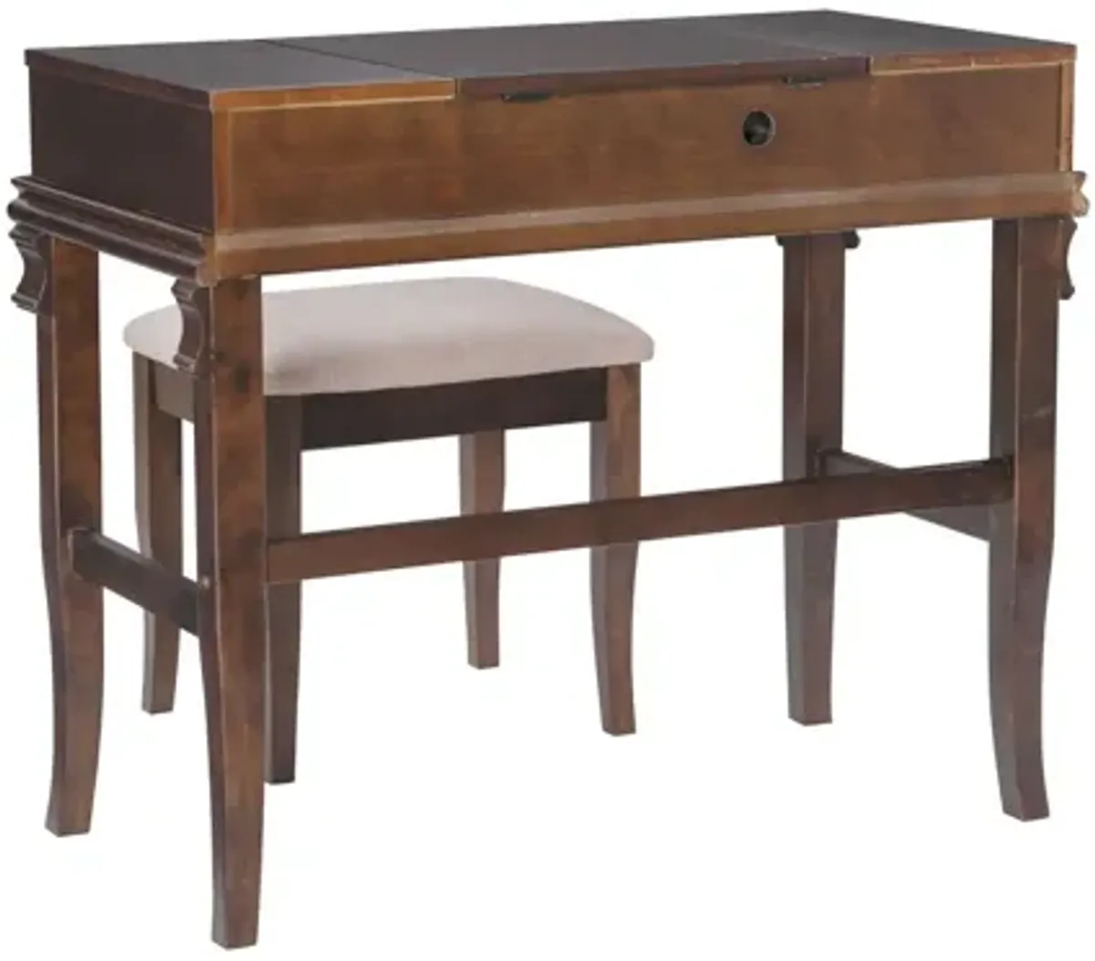 Angela Walnut Vanity Set