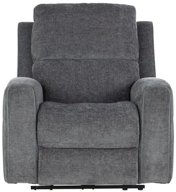 Davis Grey Dual Power Recliner