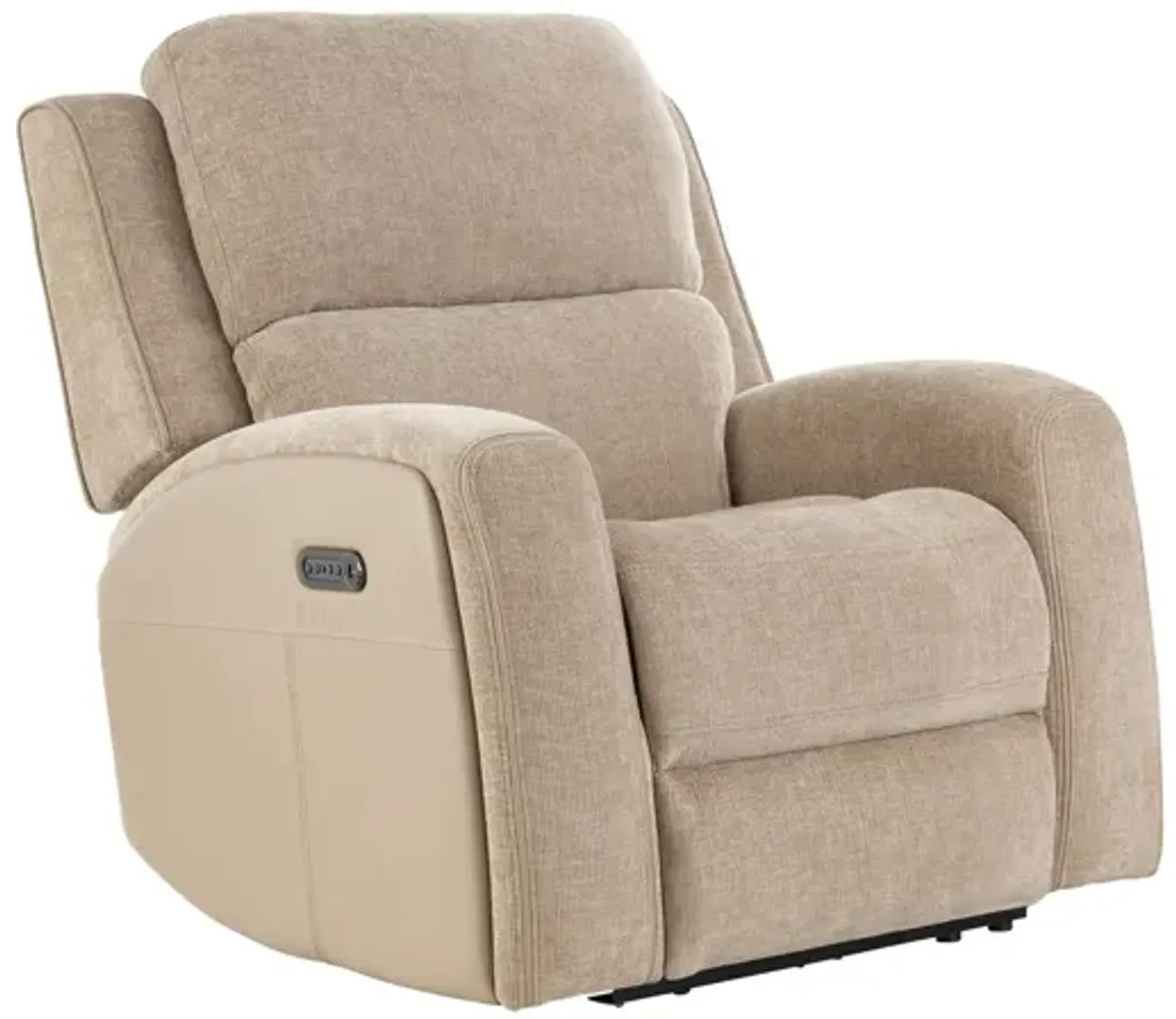 Davis Beige Dual Power Recliner