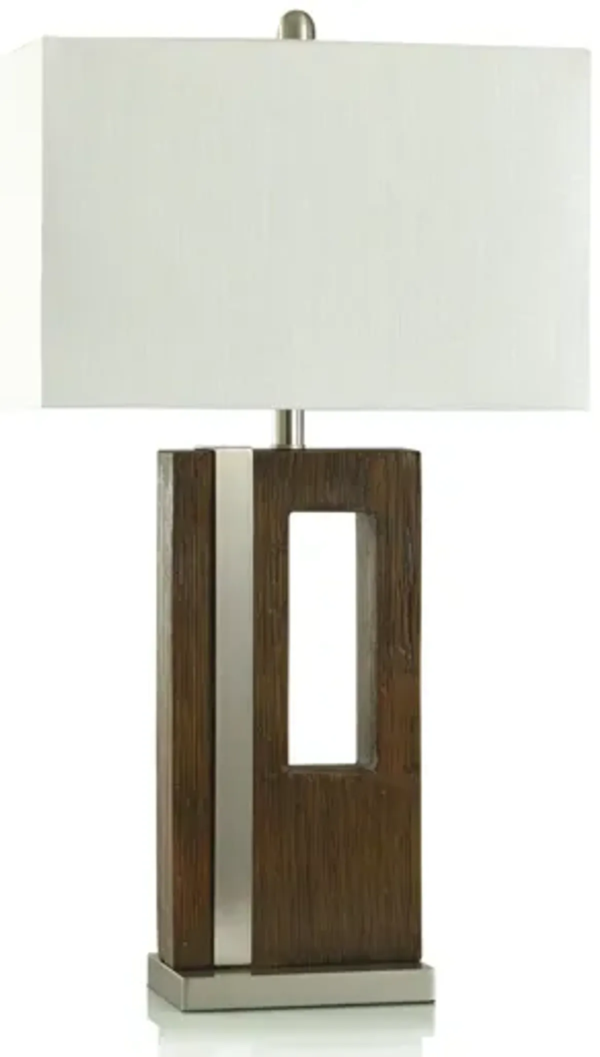 Hudson Silver Table Lamp