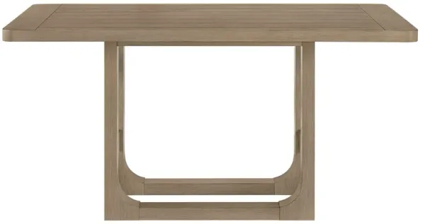 Hadley Natural Counter Table + 4 Counter Chairs