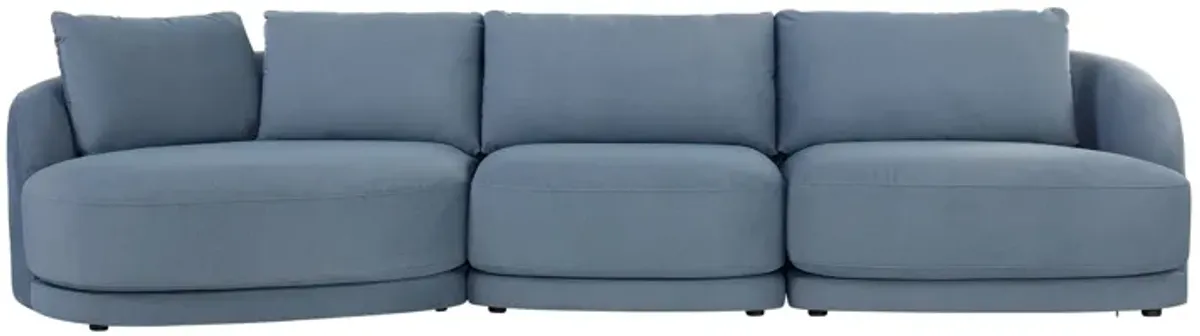 Alba 3-Piece Sectional with Left Arm Facing Cuddler