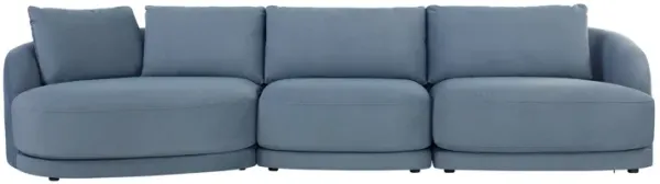 Alba 3-Piece Sectional with Left Arm Facing Cuddler