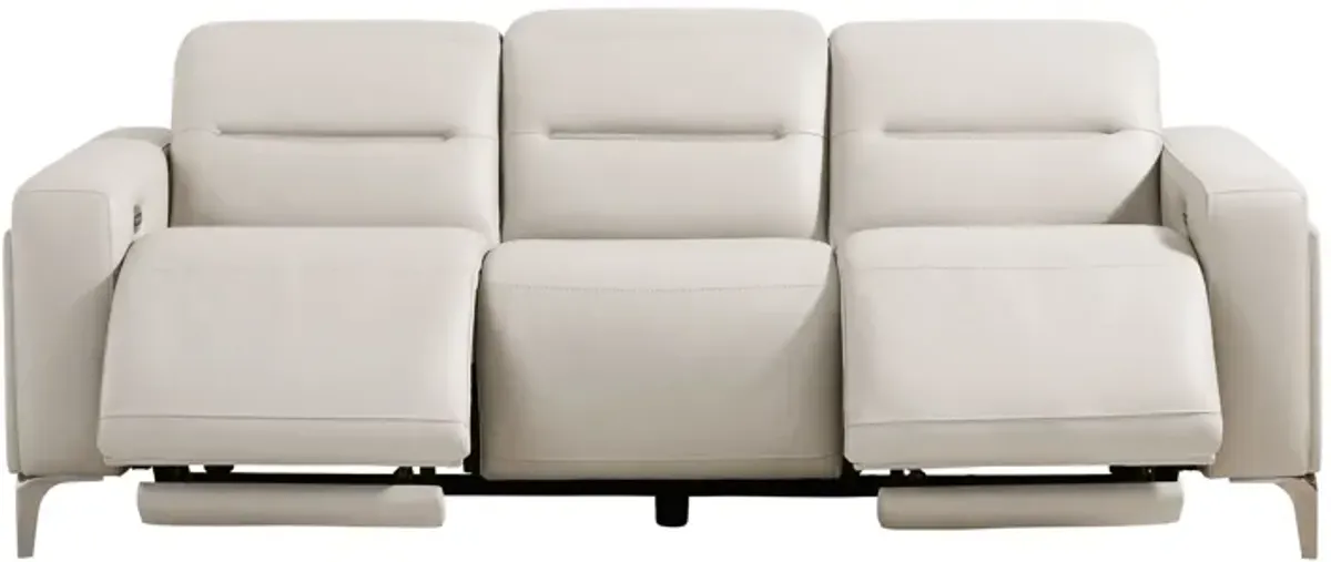 Amalfi Grey Dual Power Reclining Sofa