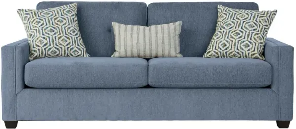 Eliza Blue Queen Sleeper Sofa