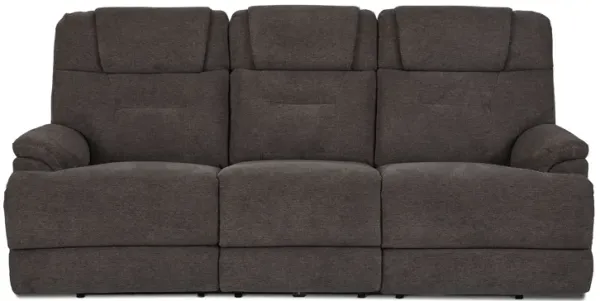 Zofa Umber Triple Power Reclining Sleep Sofa by Flexsteel