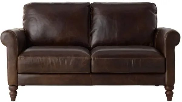 Oscar Leather Loveseat
