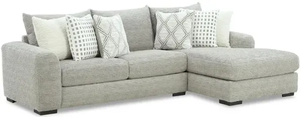 Haven Dove 2-Piece Sectional with Right Arm Facing Chaise