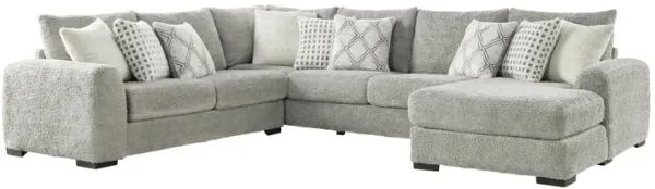 Haven Dove 3-Piece Sectional with Right-Arm Facing Chaise