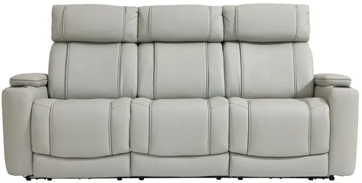 Volt Platinum Dual Power Reclining Sofa with Bluetooth Speaker