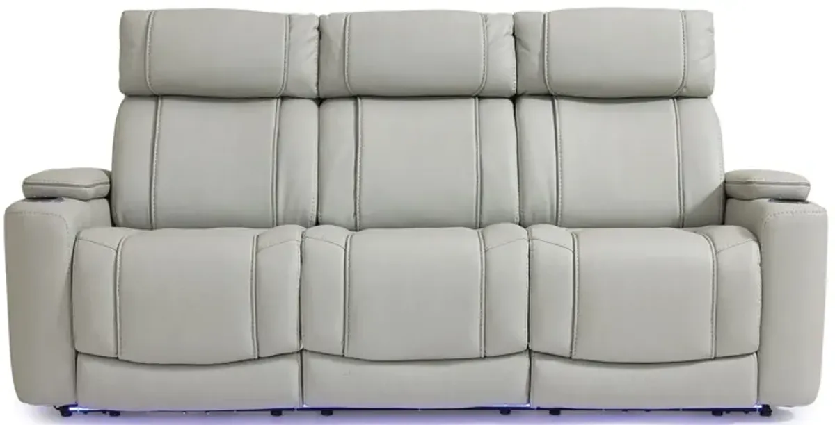 Volt Platinum Dual Power Reclining Sofa with Bluetooth Speaker