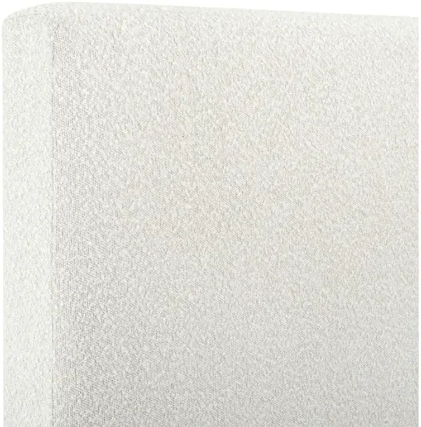 Bridger Upholstered Panel Queen Bed White