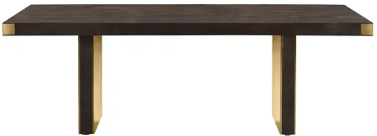 Selena Chocolate Brown Ash Dining Table