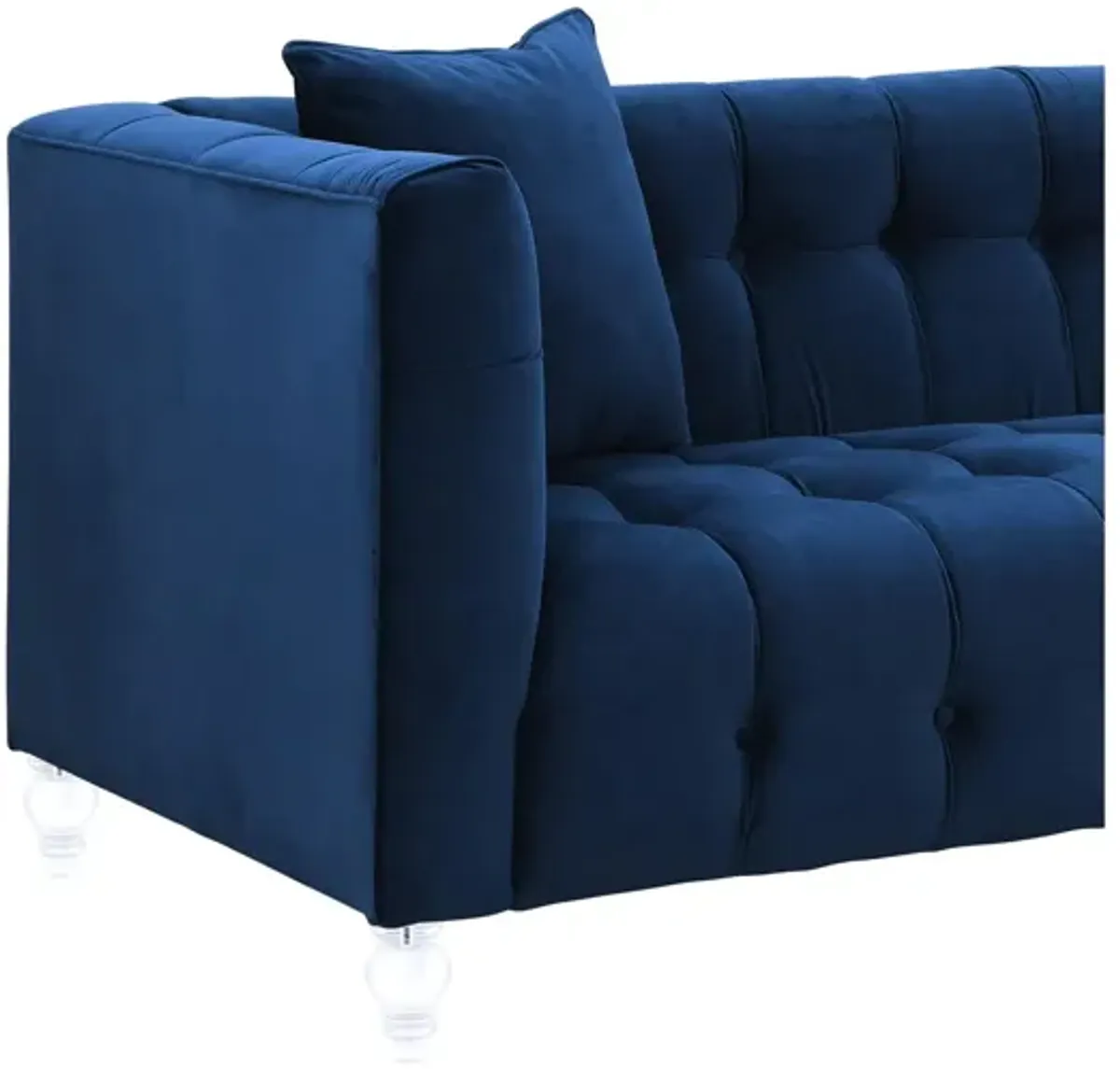 Bea Navy Velvet Sofa