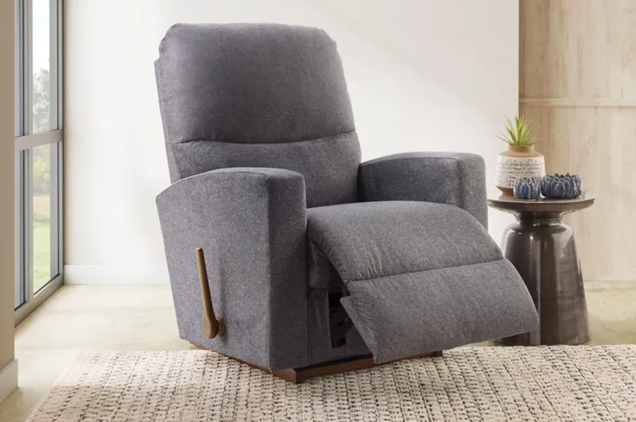Sherman Midnight Rocker Recliner by La-Z-Boy | Furniture.com