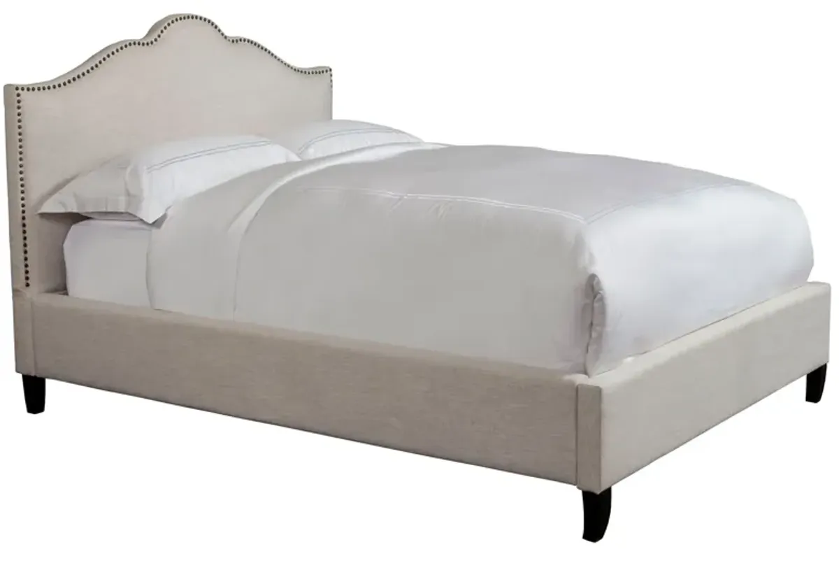 Blaire King Natural Upholstered Bed