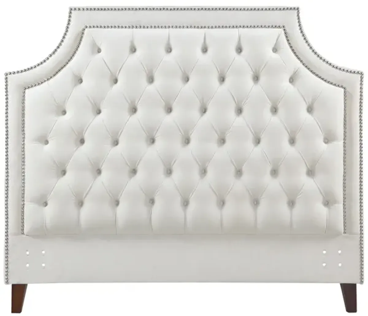 Josie Queen Natural Upholstered Bed