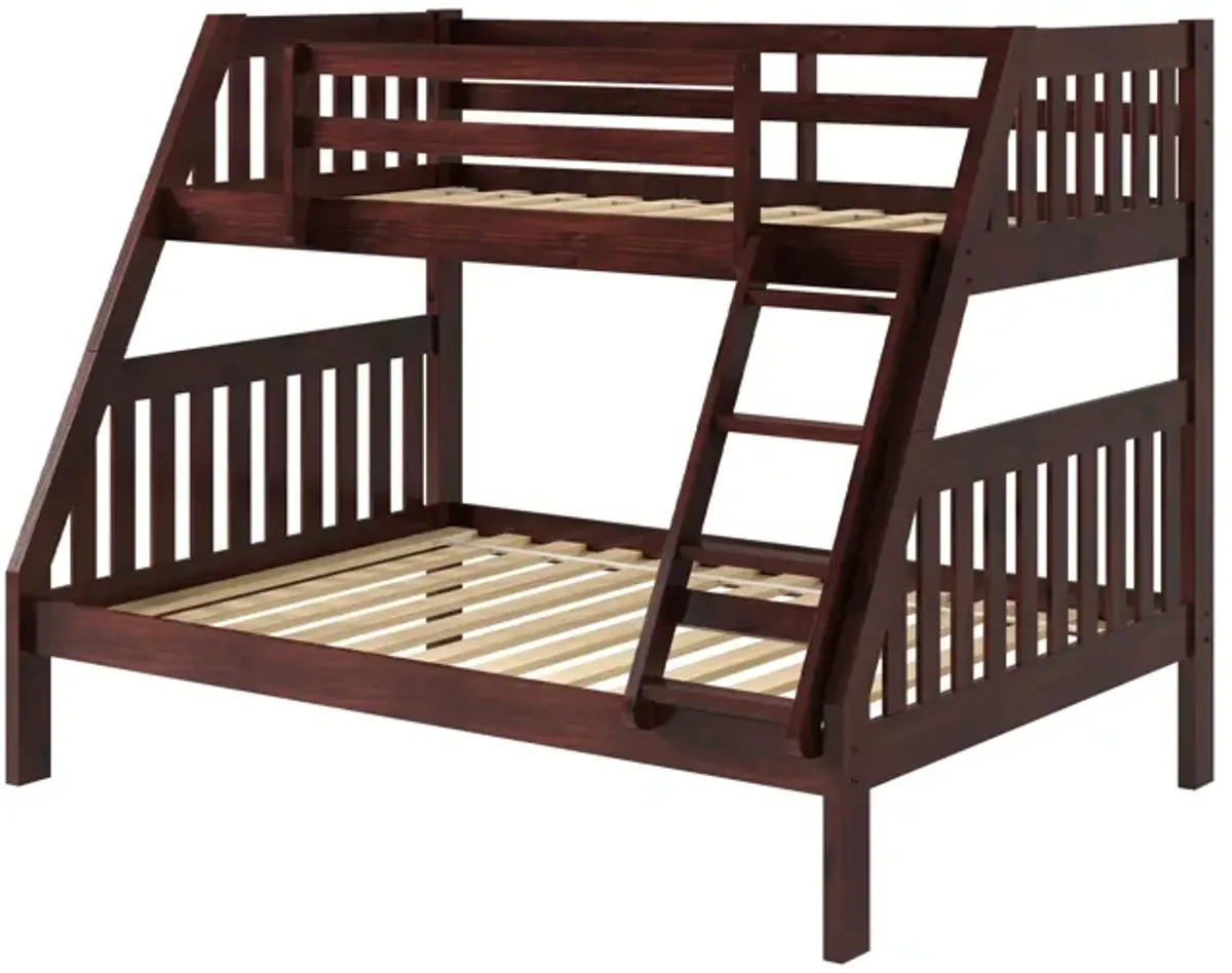 Palmer Brown Twin/Full Bunk Bed