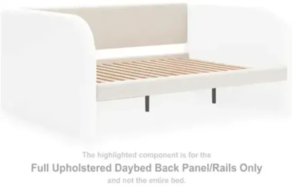 Shapella Full Upholstered Daybed Back Panel/Rails