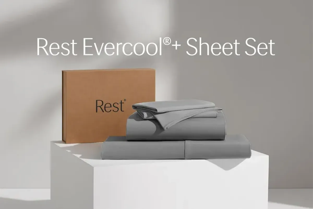 Rest Evercool® Cool Grey Queen Cooling Sheets and Comforter Collection