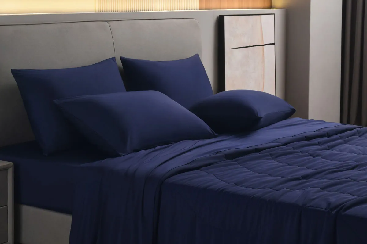 Rest Evercool®+ Midnight Blue California King Cooling Sheet Set