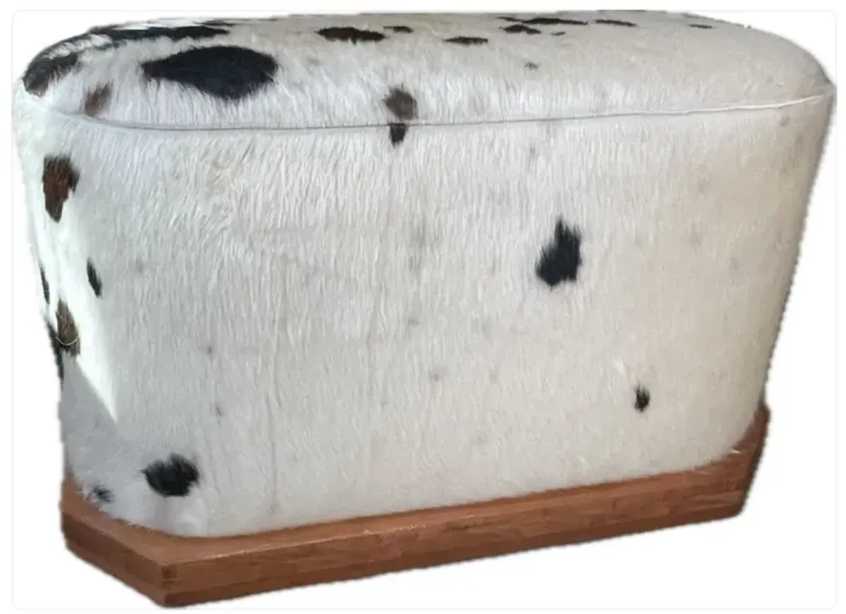 Cow Bench by Sophia Wojnovich