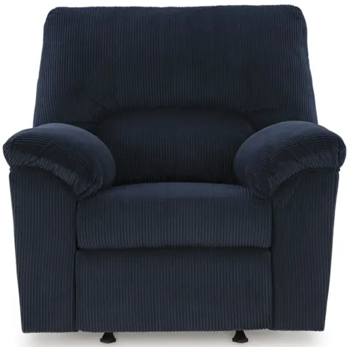 SimpleJoy Navy Rocker Recliner