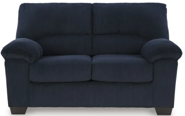 SimpleJoy Navy Loveseat