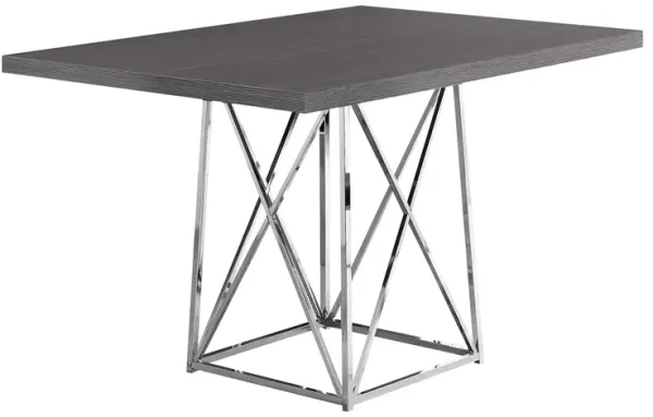 Monarch Specialties I 1059 - 48" Chrome Dining Table