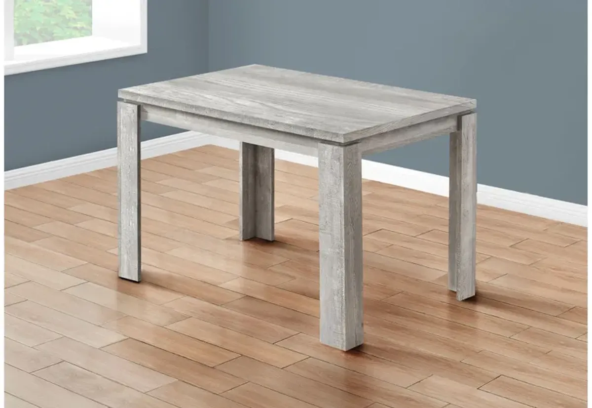 Monarch Specialties I 1164 - 48" Grey Dining Table