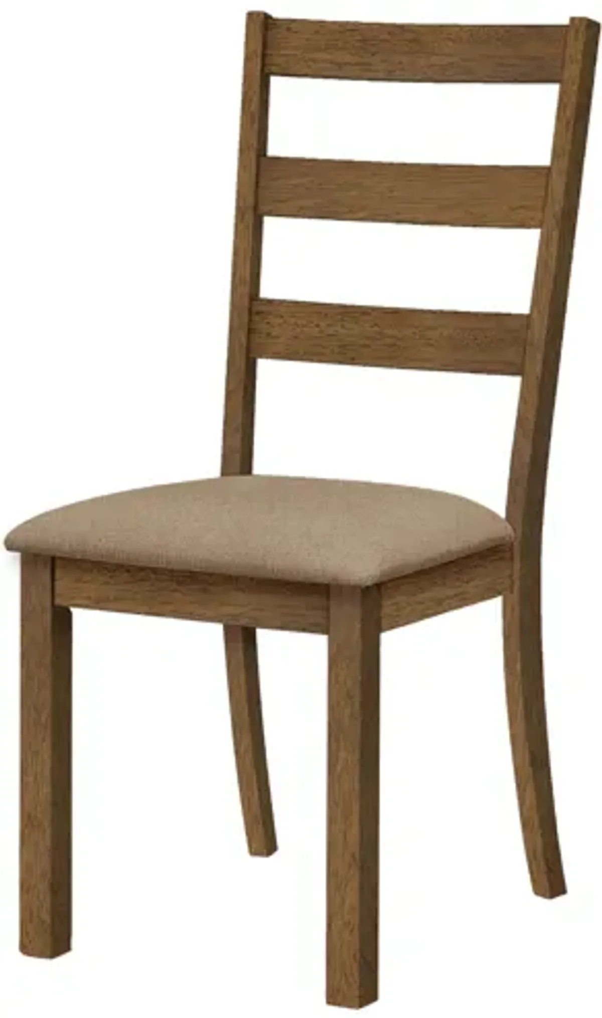 Monarch Specialties I 1313 - Walnut Upholstered Dining Chair (Set of Two)