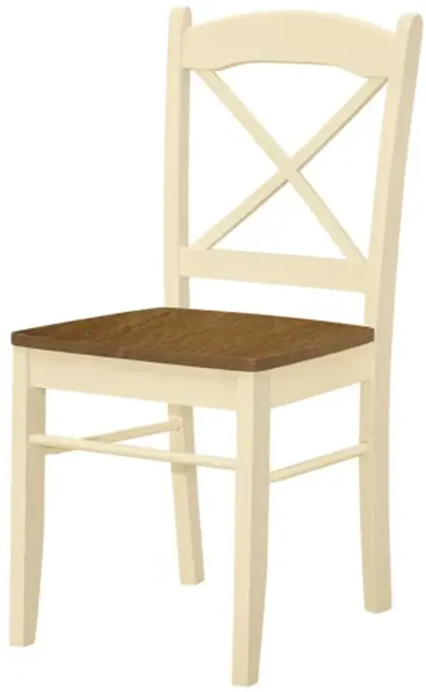 Monarch Specialties I 1325 - Oak Dining Chair (Set of Two)
