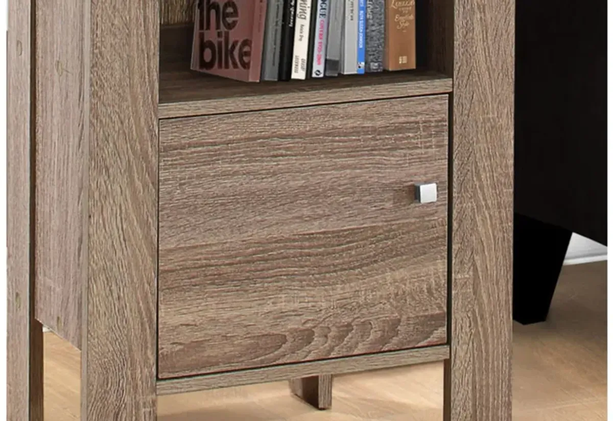 Monarch Specialties I 2136 - Dark Taupe Nightstand
