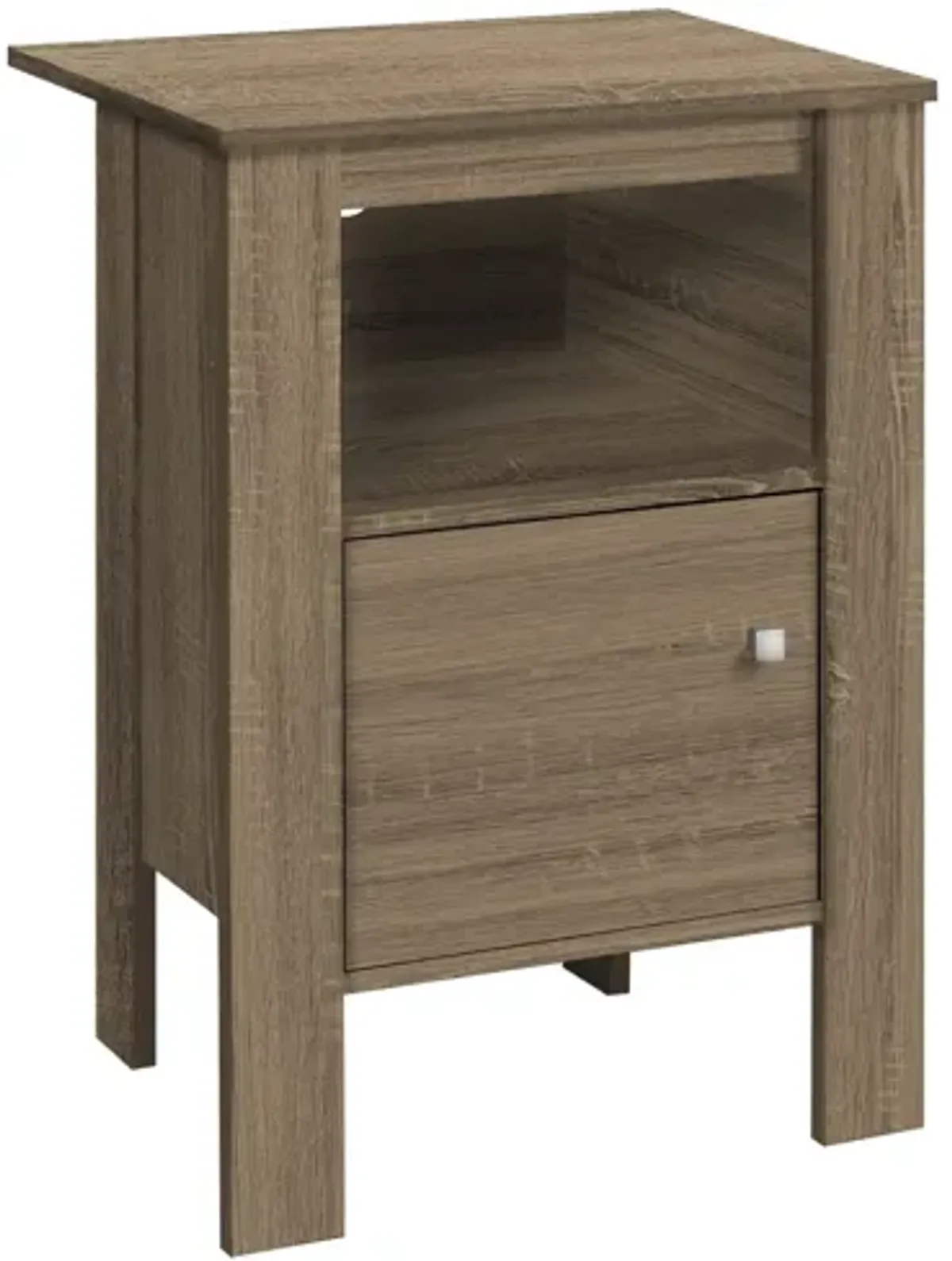 Monarch Specialties I 2136 - Dark Taupe Nightstand