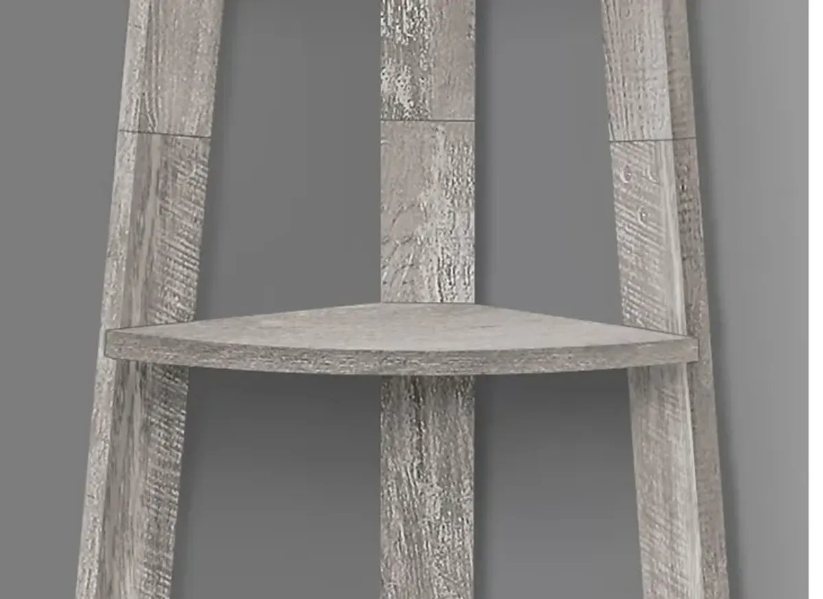 Monarch Specialties I 2433 - Grey 72" Bookshelf