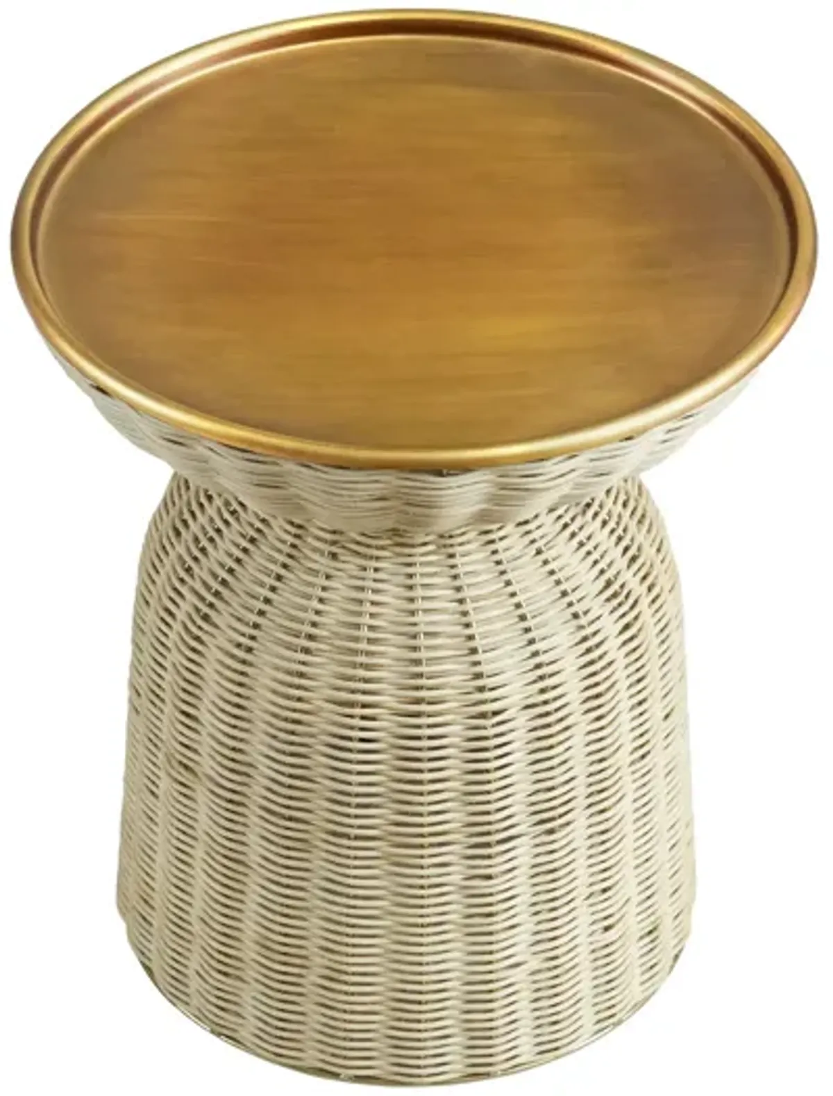 Lazaro Round Rattan Side Table by Modway