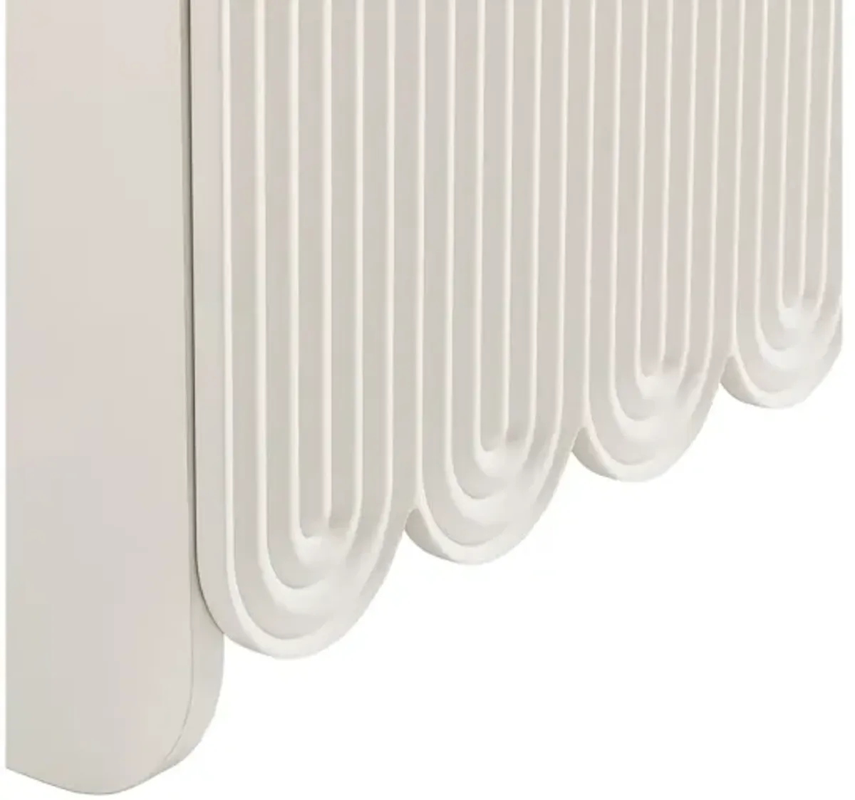 Dahlia Fluted and Scalloped Sideboard Storage Cabinet by Modway