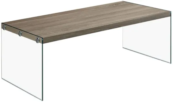 Monarch Specialties I 3054 - 44" Glass Coffee Table